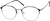 Angle view of Ocotillo Round Glasses 327912 in Graphite thumbnail
