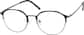 Angle view of Ocotillo Round Glasses 327912 in Graphite thumbnail