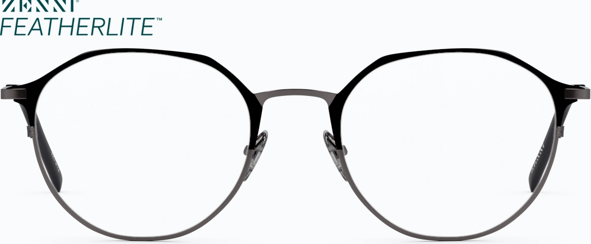 Front view of Ocotillo Round Glasses 327912 in Graphite thumbnail