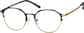 Angle view of Ocotillo Round Glasses 327914 in Bronze thumbnail
