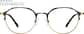 Front view of Ocotillo Round Glasses 327914 in Bronze thumbnail