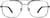Front view of Yucca Aviator Glasses 328112 in Gray thumbnail