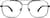 Front view of Yucca Aviator Glasses 328121 in Black thumbnail