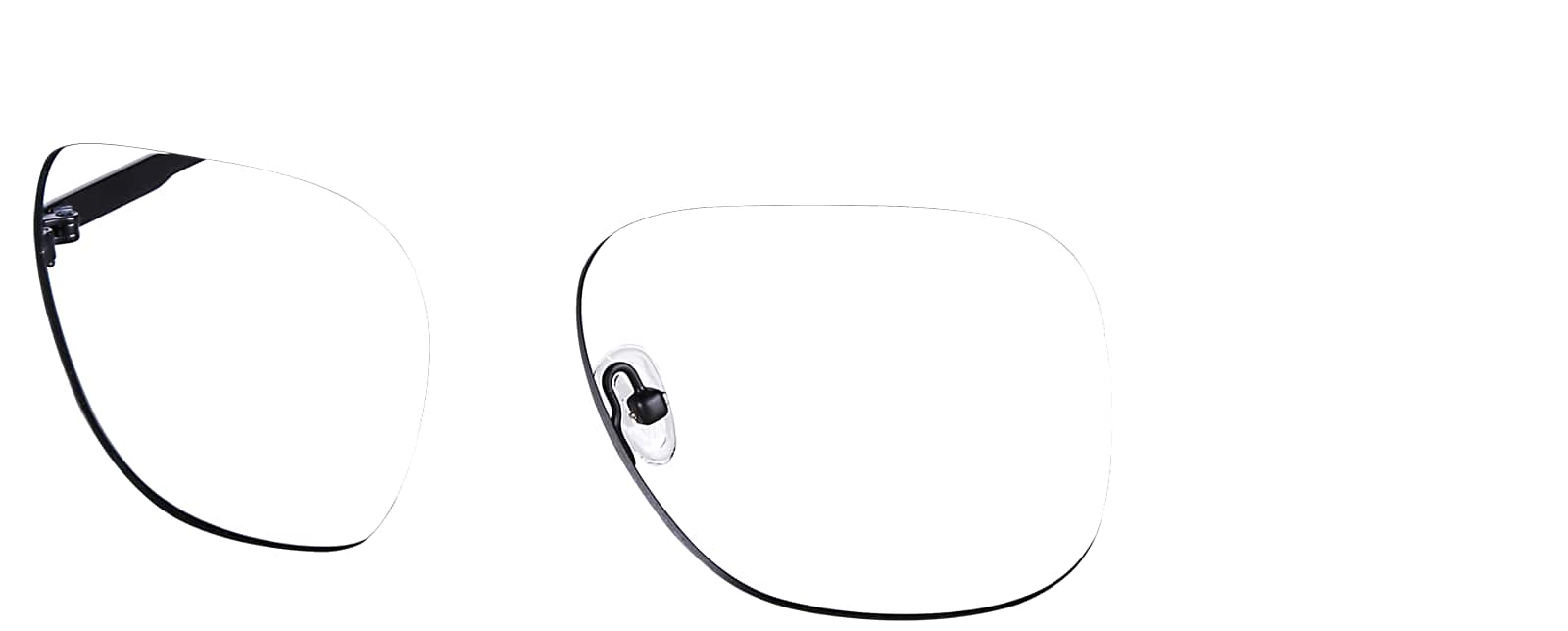 Black Yucca Aviator Glasses #328121 | Zenni Optical