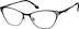 Cat-Eye Glasses 328621 in Black
