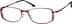 Rectangle Glasses 328718 in Red