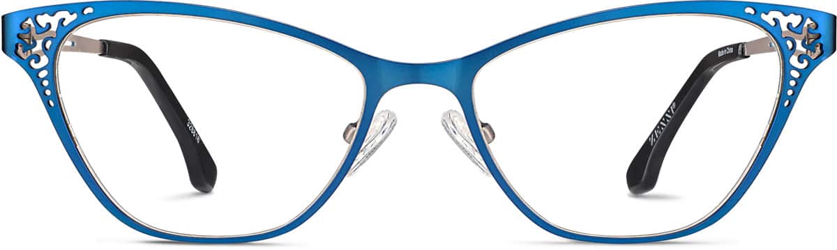 Blue Cat-Eye Glasses #328816 | Zenni Optical