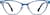 Front view of Cat-Eye Glasses 328816 in Blue thumbnail