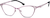 Angle view of Cat-Eye Glasses 328817 in Pink thumbnail