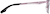 Side view of Cat-Eye Glasses 328817 in Pink thumbnail