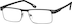 Rectangle Glasses 329221 in Black