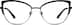 Cat-Eye Glasses 329421 in Black