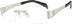 Rimless Glasses 333610 in Silver