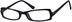 Rectangle Glasses 335221 in Black