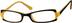Rectangle Glasses 335271 in Yellow