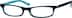 Rectangle Glasses 336816 in Blue