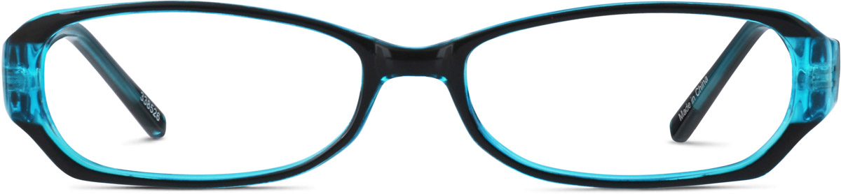 Blue Oval Glasses