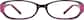 Front view of Oval Glasses 338537 in Purple thumbnail