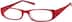 Rectangle Glasses 338628 in Red