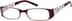 Rectangle Glasses 339128 in Red