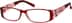 Rectangle Glasses 339218 in Red