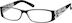 Rectangle Glasses 339221 in Black