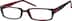 Rectangle Glasses 339618 in Red