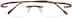 Rimless Glasses 341115 in Brown