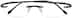 Rimless Glasses 341121 in Black