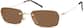 Angle view of Rectangle Polarized Magnetic Snap-on Set 348114 in Gold thumbnail