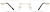 Front view without clip-on of Rectangle Polarized Magnetic Snap-on Set 348114 in Gold thumbnail