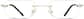 Front view without clip-on of Rectangle Polarized Magnetic Snap-on Set 348114 in Gold thumbnail