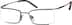 Rectangle Glasses 360017 in Purple