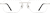 Front view of Rimless Glasses 362011 in Silver thumbnail