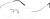 Angle view of Rimless Glasses 362012 in Gray thumbnail
