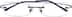 Rimless Glasses 362016 in Blue