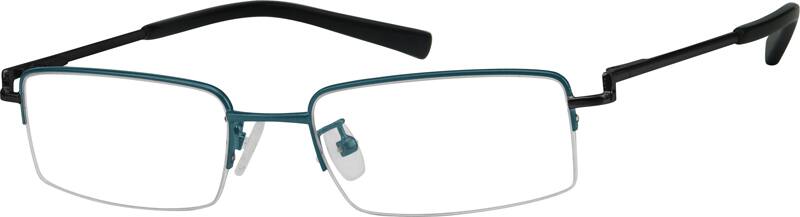 Blue Rectangle Glasses #364916 | Zenni Optical