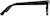 Side view of Square Glasses  366621 in Black thumbnail