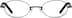 Oval Glasses 366812 in Gray