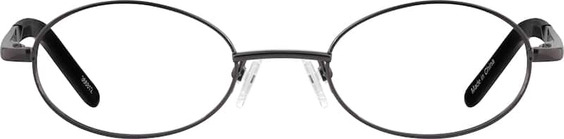 Gray Oval Glasses