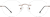 Front view of Rimless Glasses 367515 in Brown thumbnail
