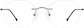 Front view of Customizable Rimless Glasses 367515 in Brown thumbnail