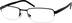 Rectangle Glasses 367721 in Black