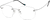 Angle view of Titanium Rimless Glasses 372811 in Silver thumbnail