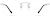 Front view of Titanium Rimless Glasses 372811 in Silver thumbnail