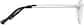 Side view of Customizable Titanium Rimless Glasses 372811 in Silver thumbnail