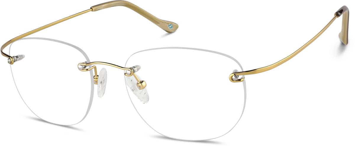 Titanium Rimless Glasses 3728