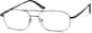 Angle view of Titanium Aviator Glasses 373712 in Gray thumbnail