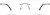 Front view of Titanium Rimless Glasses 374312 in Gray thumbnail