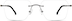 Titanium Rimless Glasses 374312 in Gray
